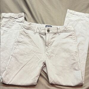 The Children's Place Boys Straight Leg Chino Pants Khaki Tan Adjustable Waist